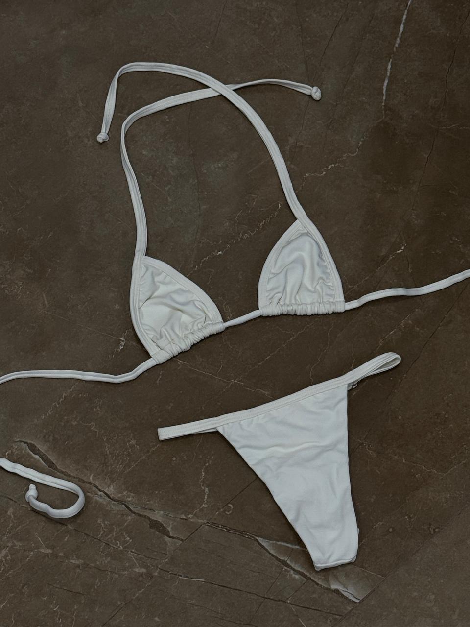Biquini de Fita Off White